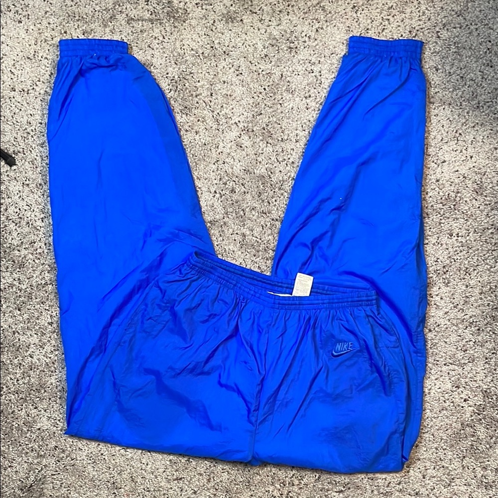 Nike Gray Tag Vintage 90s Blue‎ Windbreaker Men Pant Size XL